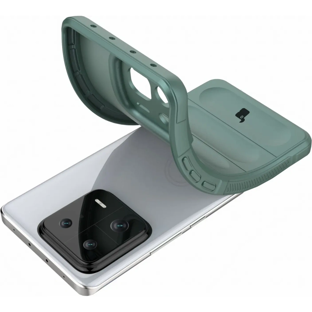 Pancerne etui Bizon Case Tur do Xiaomi 13 Pro ciemnozielone