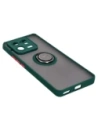 Buy Bizon Case Hybrid Ring Xiaomi 13 Pro smoky with a dark green frame - BIZ1988 - {ean13} - Home Screen Store Europe