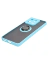 Kup Bizon Case Hybrid Ring Xiaomi 13 Pro rauchig mit einem hellblauen Rahmen - BIZ1989 - {ean13} - Sklep Home Screen