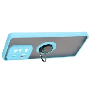 Kup Etui z uchwytem na palec Bizon Case Hybrid Ring do Xiaomi 13 Pro przydymione z jasnoniebieską ramką - BIZ1989 - {ean13} - Sklep Home Screen