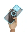 Kup Bizon Case Hybrid Ring Xiaomi 13 Pro rauchig mit einem hellblauen Rahmen - BIZ1989 - {ean13} - Sklep Home Screen