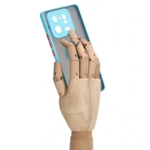 Kup Etui z uchwytem na palec Bizon Case Hybrid Ring do Xiaomi 13 Pro przydymione z jasnoniebieską ramką - BIZ1989 - {ean13} - Sklep Home Screen