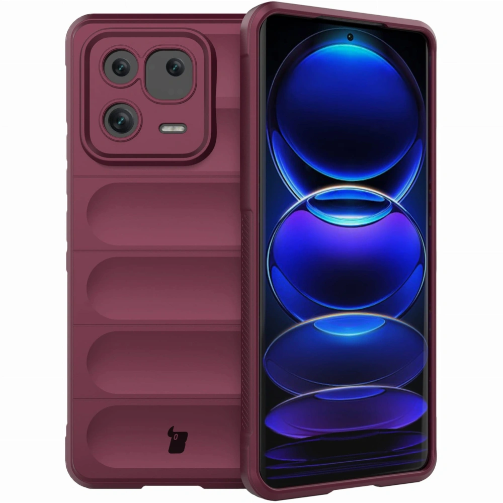 Pancerne etui Bizon Case Tur do Xiaomi 13 Pro ciemnofioletowe