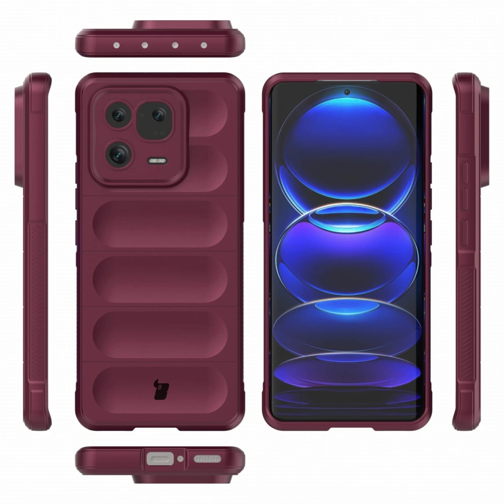 Pancerne etui Bizon Case Tur do Xiaomi 13 Pro ciemnofioletowe