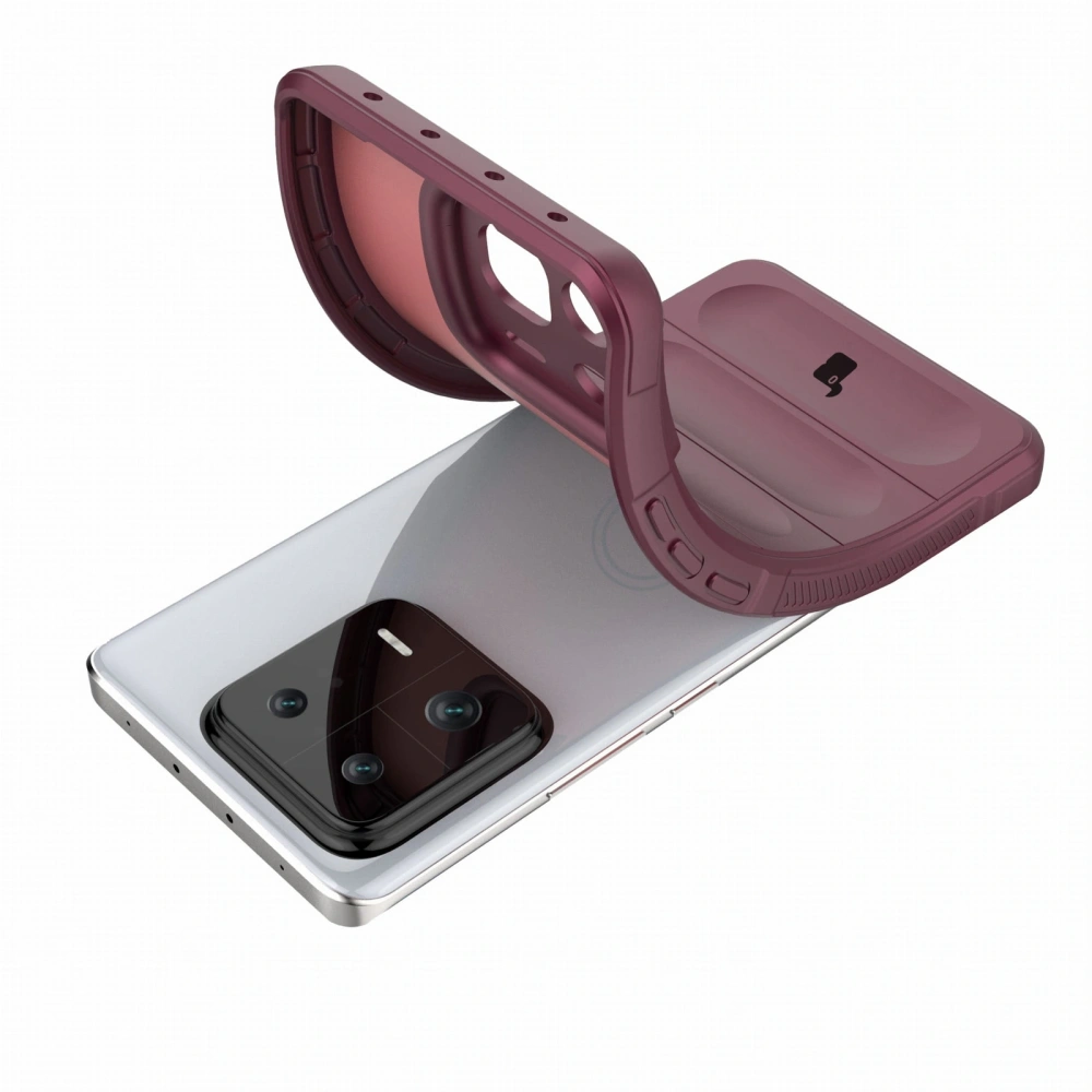 Pancerne etui Bizon Case Tur do Xiaomi 13 Pro ciemnofioletowe
