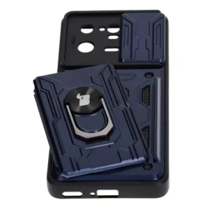 Kup Etui Bizon Case Camshield Card Slot Ring do Xiaomi 13 Pro granatowe - BIZ1994 - {ean13} - Sklep Home Screen