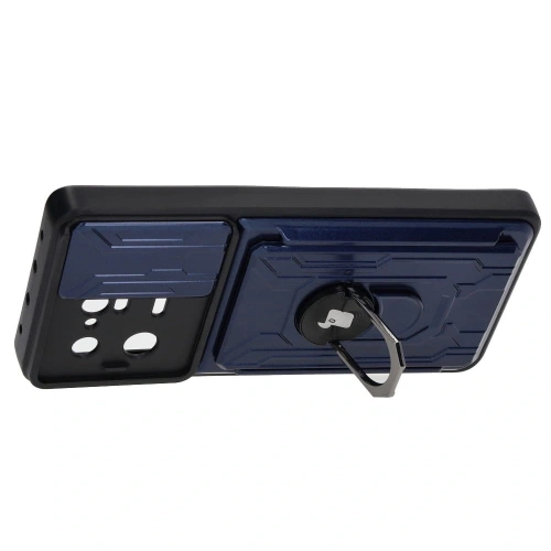 Kup Etui Bizon Case Camshield Card Slot Ring do Xiaomi 13 Pro modré - BIZ1994 - {ean13} - Sklep Home Screen