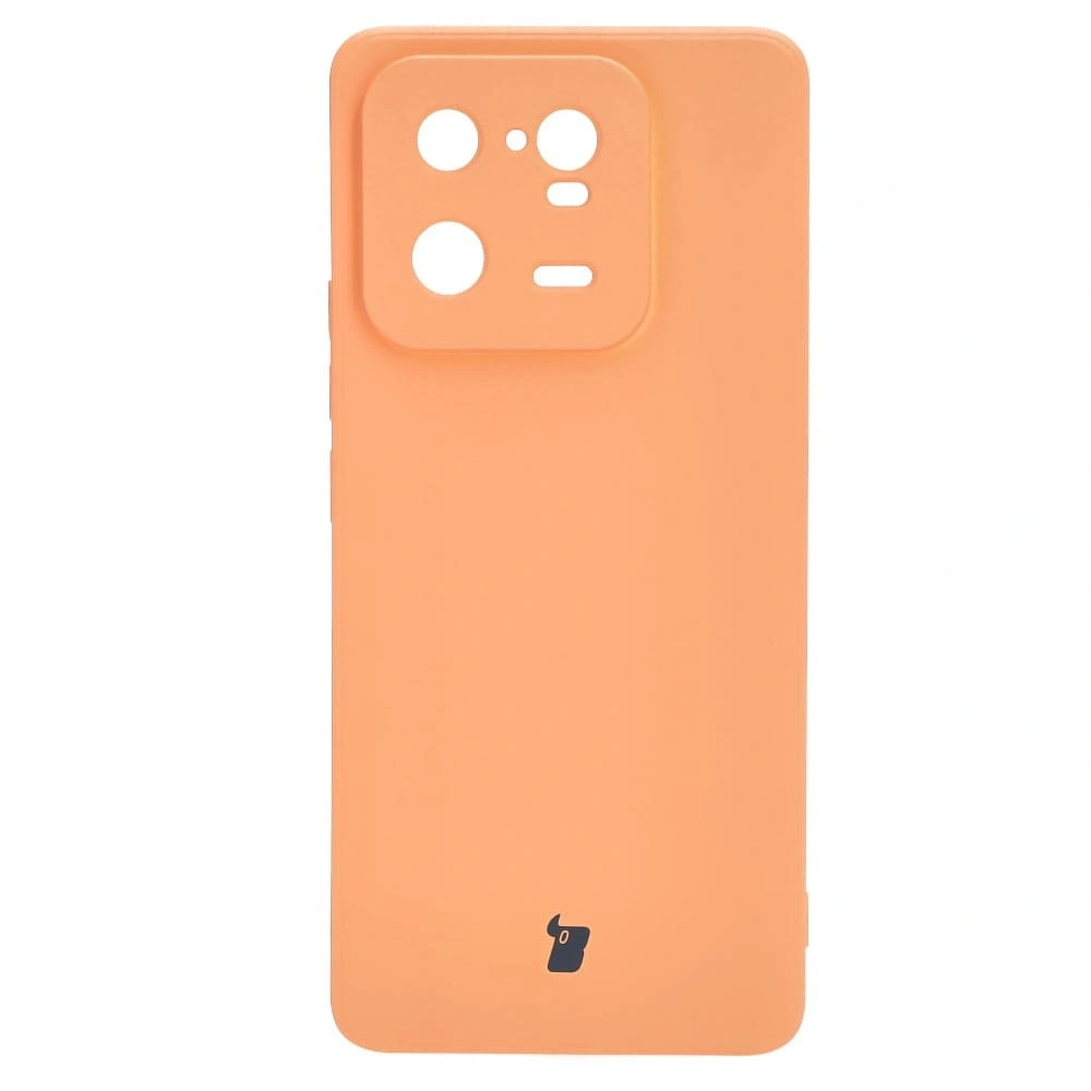 Etui Bizon Case Silicone Sq do Xiaomi 13 Pro pomarańczowe