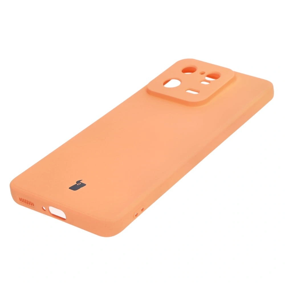 Etui Bizon Case Silicone Sq do Xiaomi 13 Pro pomarańczowe