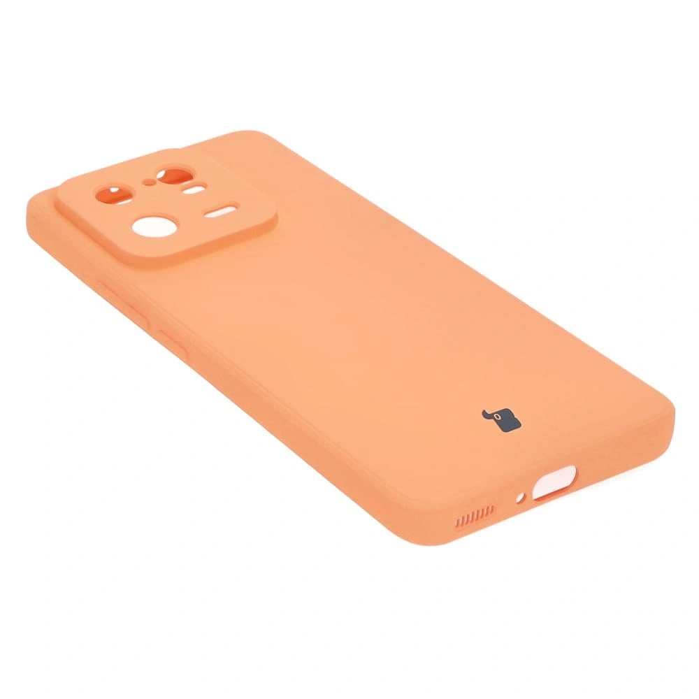 Etui Bizon Case Silicone Sq do Xiaomi 13 Pro pomarańczowe