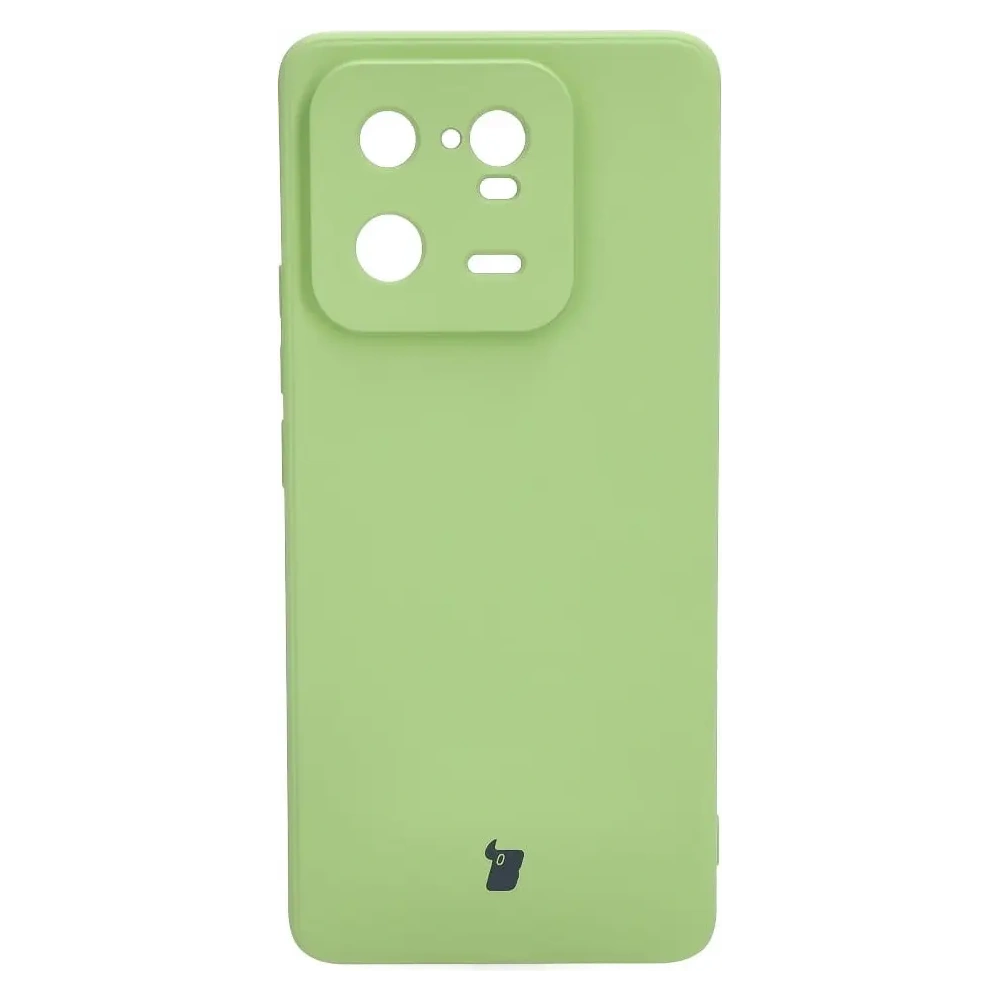 Etui Bizon Case Silicone Sq do Xiaomi 13 Pro jasnozielone