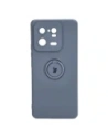 Etui Bizon Case Silicone Ring Sq do Xiaomi 13 Pro szare