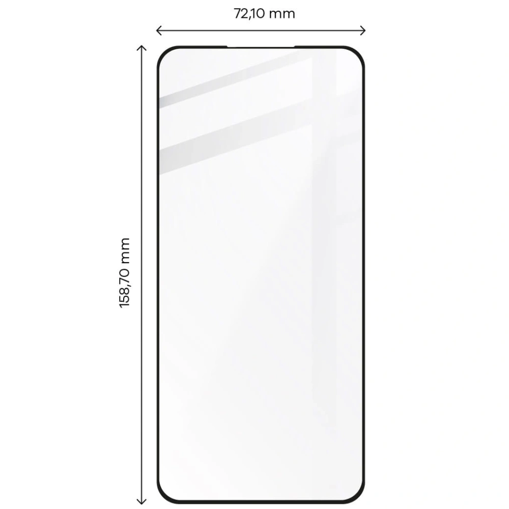 2x Szkło na ekran + szkło na aparat BIZON Edge do Xiaomi 13 Pro