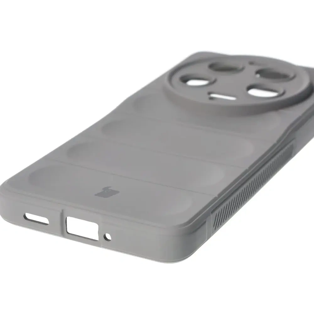 Pancerne etui Bizon Case Tur do Xiaomi 13 Ultra jasnoszare