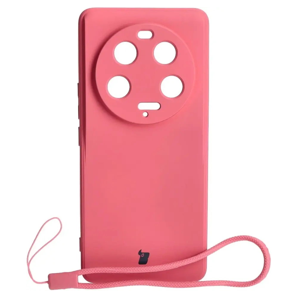 Etui Bizon Case Silicone Sq do Xiaomi 13 Ultra brudny róż