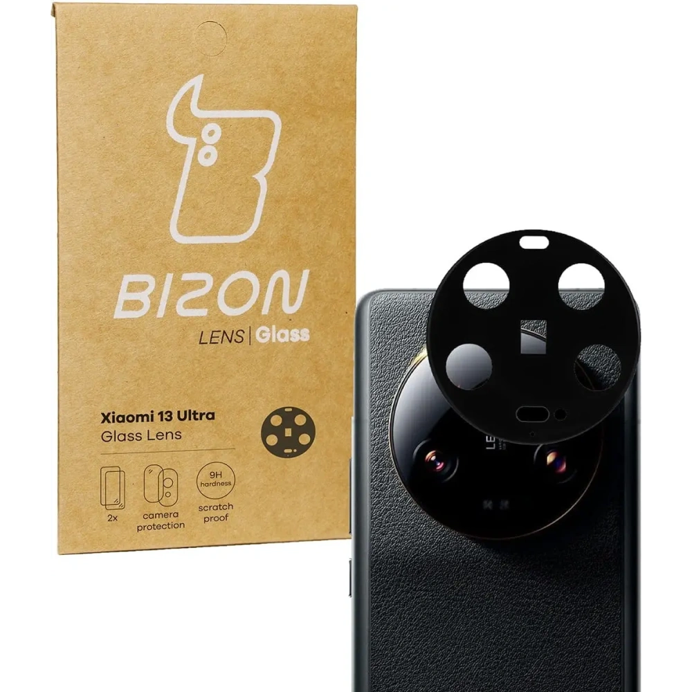 Szkło na aparat Bizon Glass Lens do Xiaomi 13 Ultra [2 PACK]