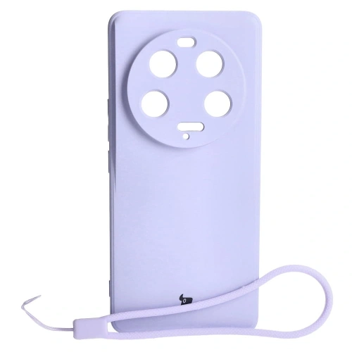 Kup Etui Bizon Case Silicone Sq do Xiaomi 13 Ultra jasnofialové - BIZ2023 - {ean13} - Sklep Home Screen