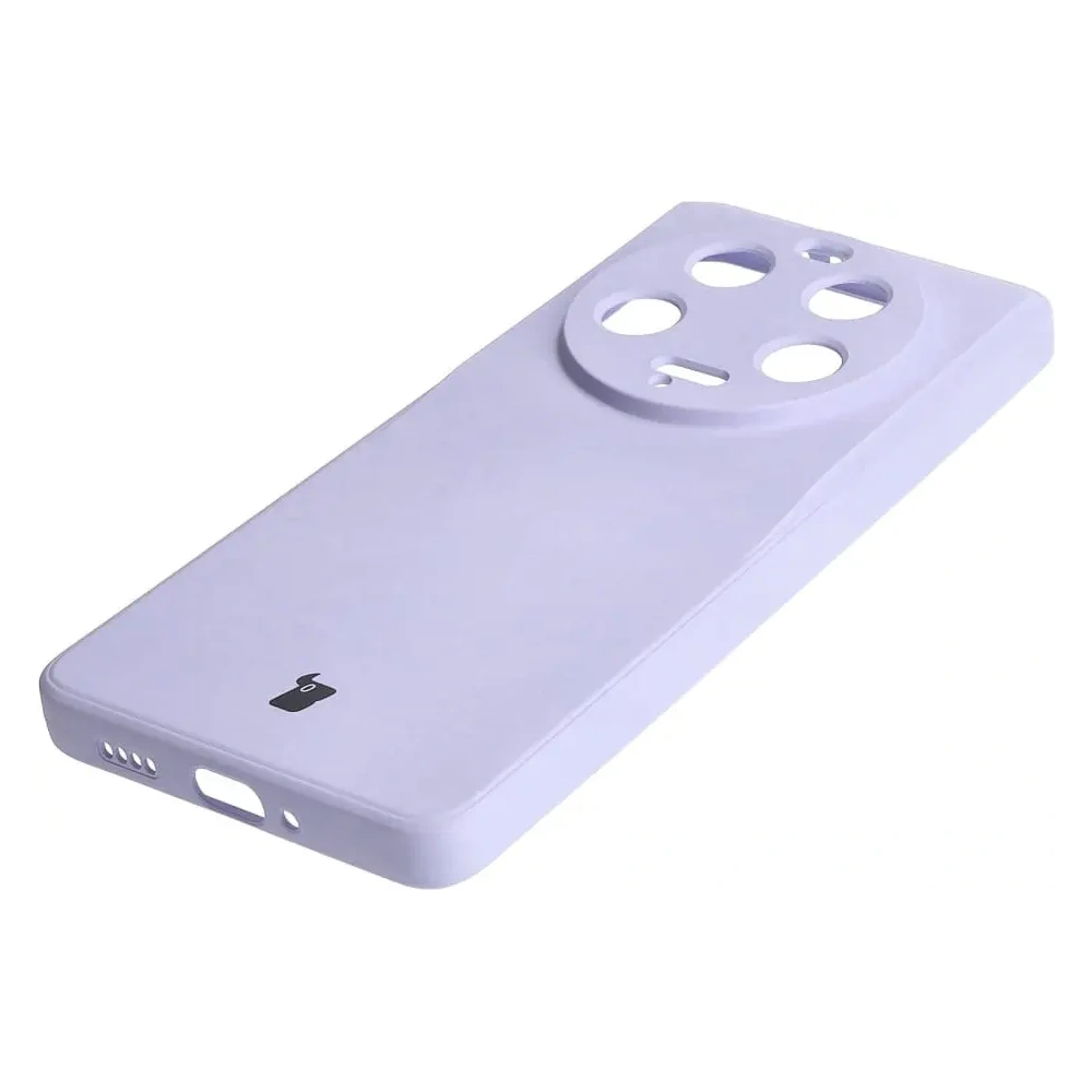 Etui Bizon Case Silicone Sq do Xiaomi 13 Ultra jasnofioletowe