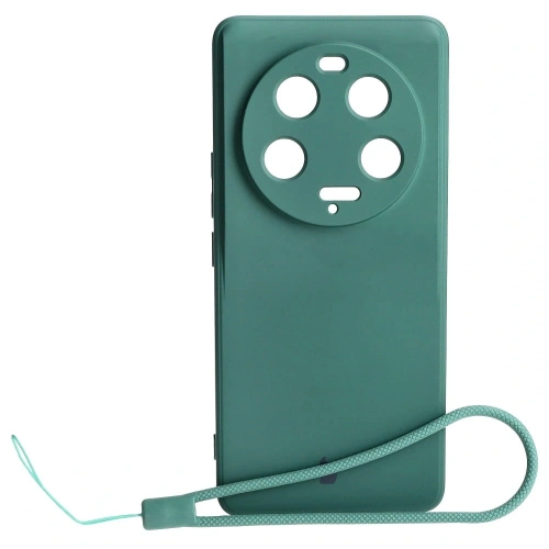 Kup Bizon Case Silikon Sq Xiaomi 13 Ultra dunkelgrün - BIZ2026 - {ean13} - Sklep Home Screen