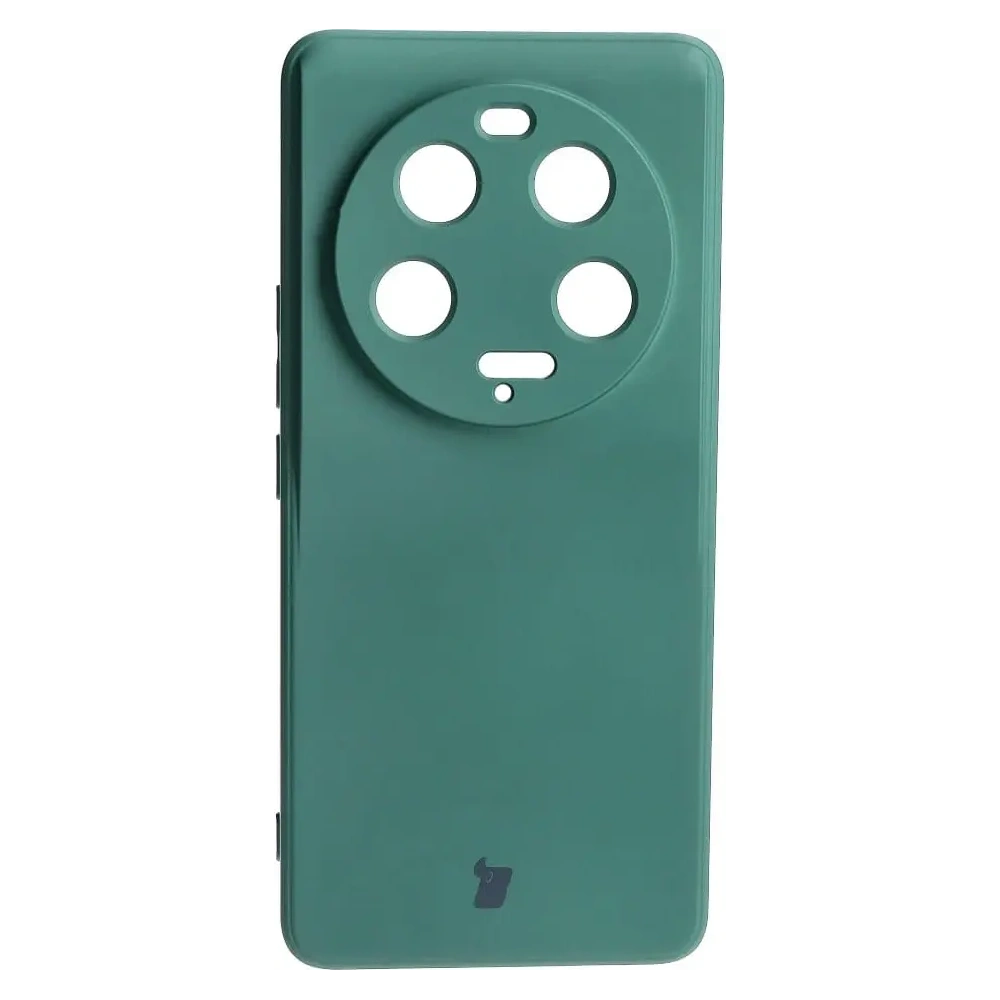 Etui Bizon Case Silicone Sq do Xiaomi 13 Ultra ciemnozielone