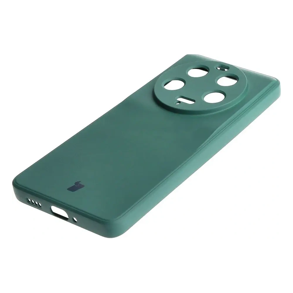Etui Bizon Case Silicone Sq do Xiaomi 13 Ultra ciemnozielone