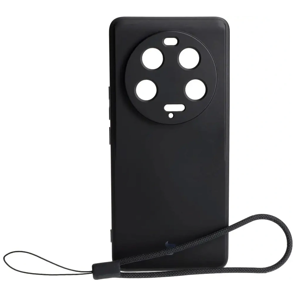 Etui Bizon Case Silicone Sq do Xiaomi 13 Ultra czarne