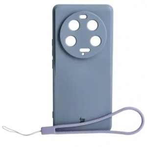 Etui Bizon Case Silicone Sq do Xiaomi 13 Ultra šedé