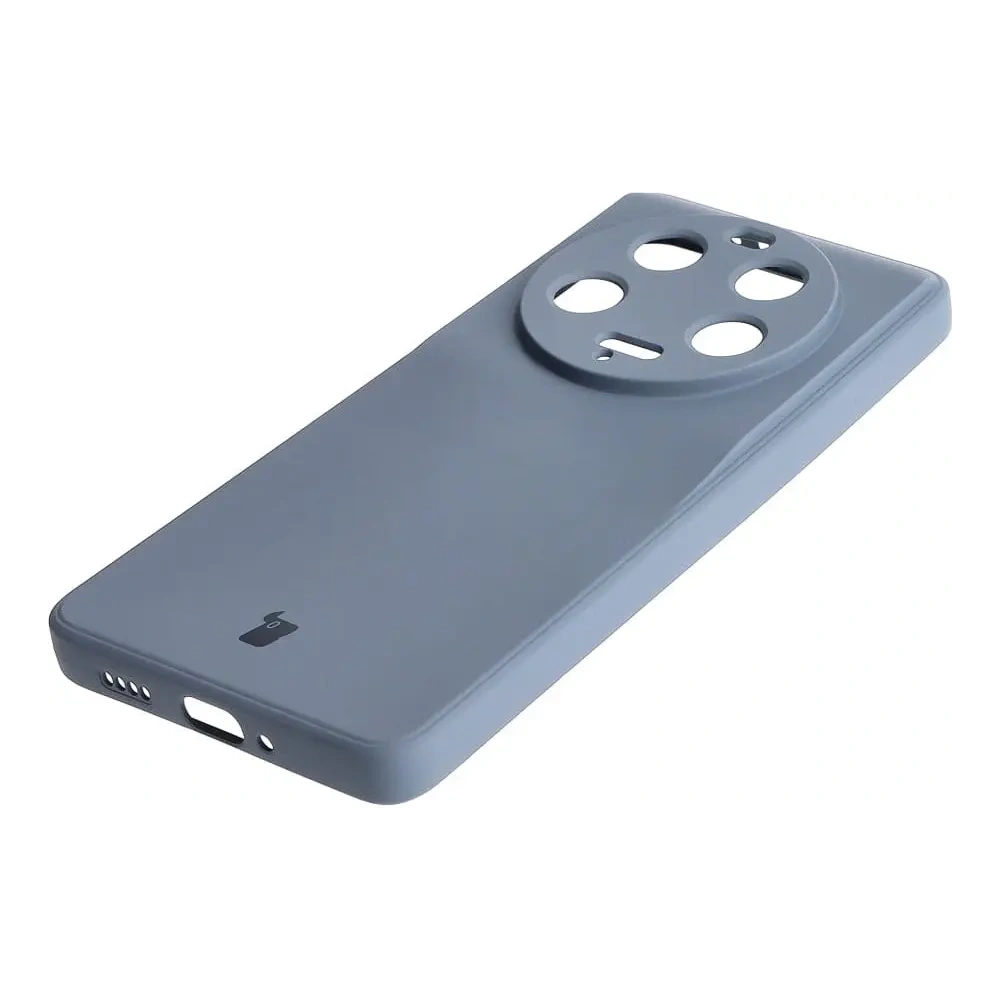 Etui Bizon Case Silicone Sq do Xiaomi 13 Ultra szare