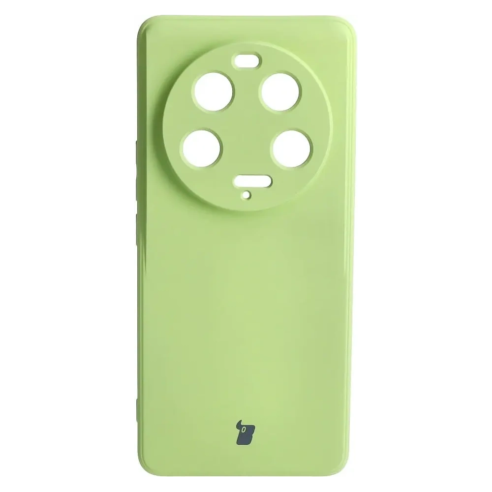 Etui Bizon Case Silicone Sq do Xiaomi 13 Ultra jasnozielone