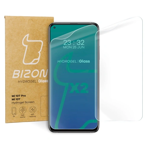 Kup Bizon Glass Hydrogel Xiaomi Mi 10T / 10T Pro [2 PACHET] - BIZ2034 - {ean13} - Sklep Home Screen