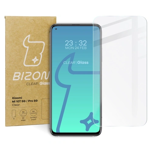 Kup Szkło hartowane Bizon Glass Clear do Xiaomi Mi 10T 5G / Pro 5G - BIZ2035 - {ean13} - Sklep Home Screen
