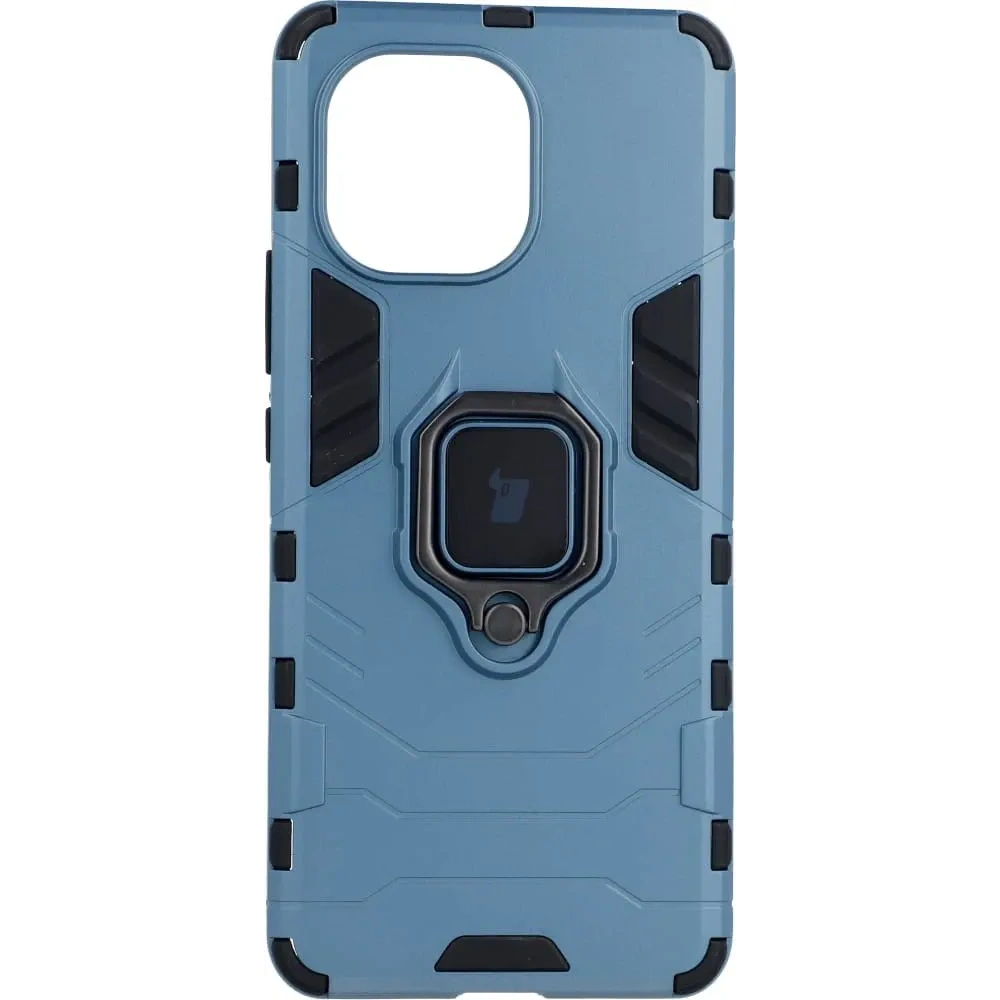 Etui Bizon Case Armor Ring do Xiaomi Mi 11 niebieskie