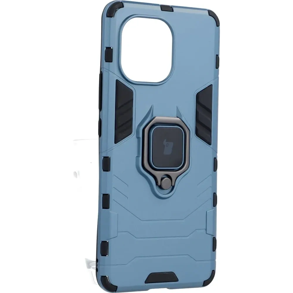 Etui Bizon Case Armor Ring do Xiaomi Mi 11 niebieskie