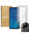 Bizon Glass Edge sticlă temperată - [2 PACK] + protecție pentru lentilă Xiaomi Mi 11 Lite / 5G / 5G NE negru