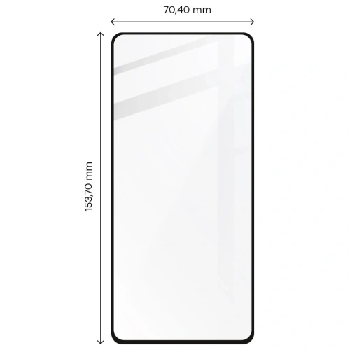 Kup Bizon Glass Edge gehärtetes Glas - [2 PACK] + Linsen Schutz Xiaomi Mi 11 Lite / 5G / 5G NE schwarz - BIZ2037 - {ean13} - Sklep Home Screen