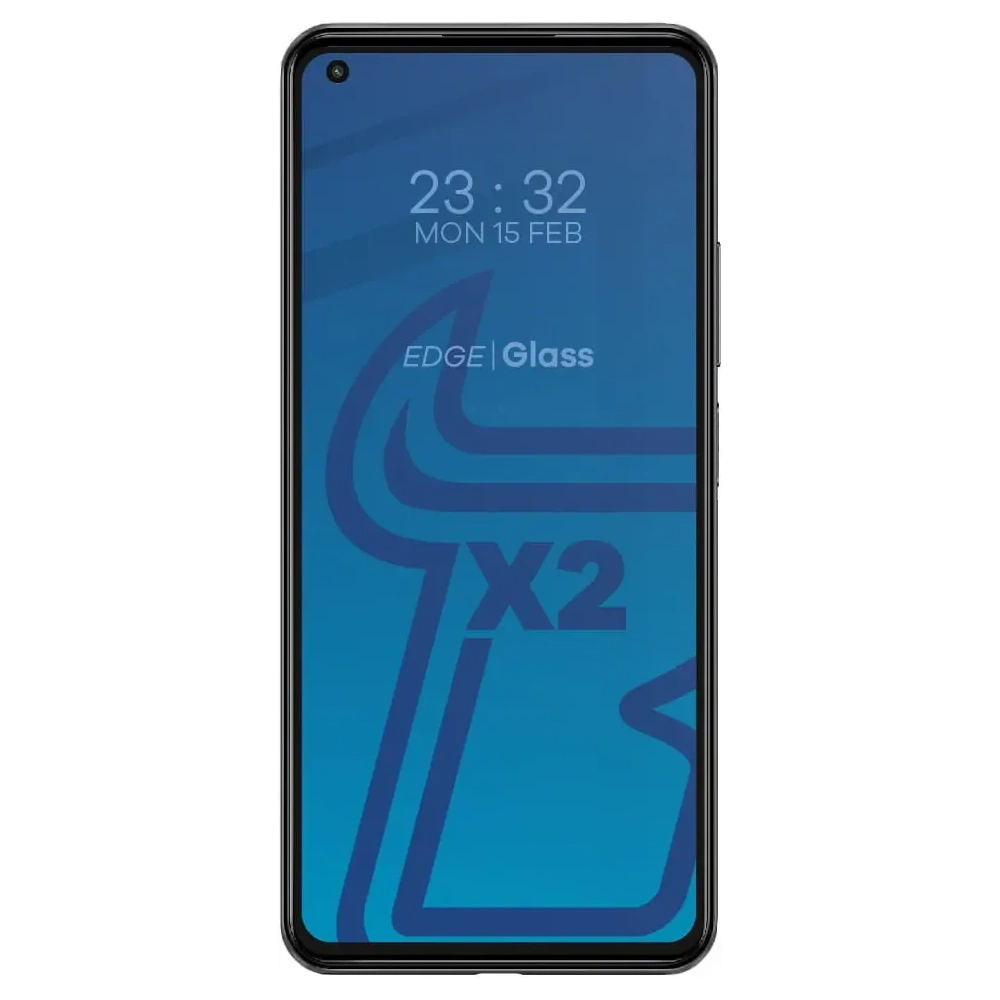 Szkło hartowane Bizon Glass Edge - [2 PACK] + ochrona na obiektyw Xiaomi Mi 11 Lite / 5G / 5G NE czarne