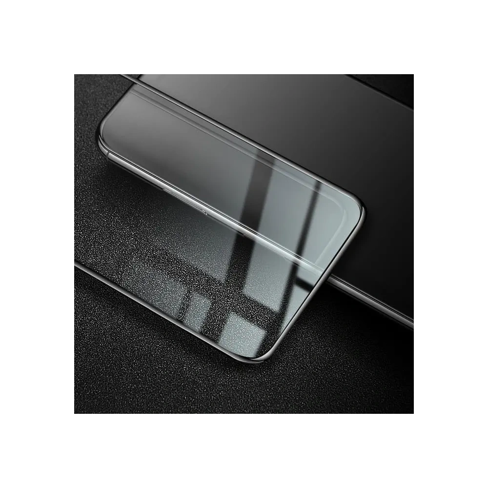 Szkło hartowane Bizon Glass Edge - [2 PACK] + ochrona na obiektyw Xiaomi Mi 11 Lite / 5G / 5G NE czarne