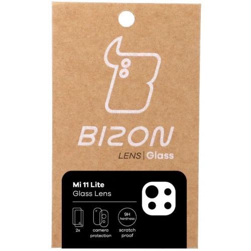 Kup Bizon Glaslinse Xiaomi Mi 11 Lite / 5G / 5G NE [2 PACK] - BIZ2038 - {ean13} - Sklep Home Screen