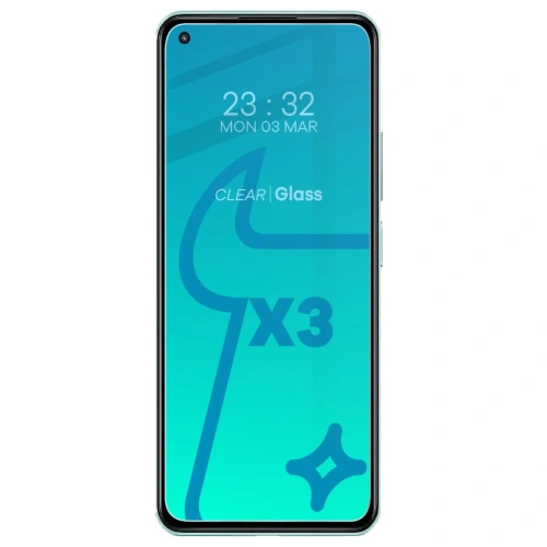 Kup Bizon Glas Klar gehärtetes Glas - 3 Stück + Linsenglas Xiaomi Mi 11 Lite / 5G / 5G NE - BIZ2040 - {ean13} - Sklep Home Screen
