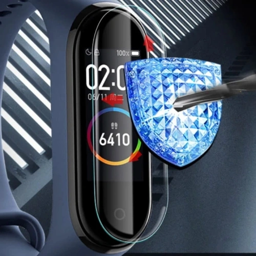 Kup Bizon Glass Hydrogel Xiaomi Mi Band 6 / 5 [2 PACHET] - BIZ2049 - {ean13} - Sklep Home Screen