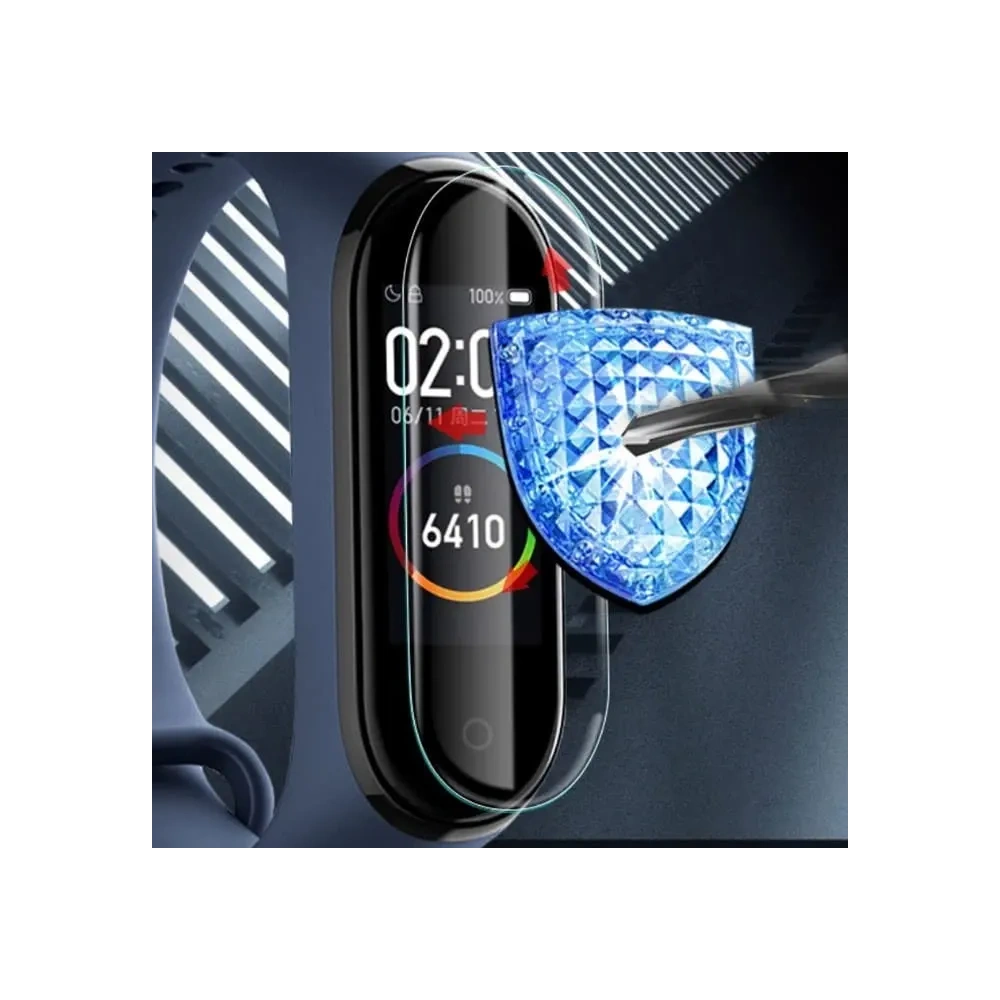 Folia hydrożelowa Bizon Glass Hydrogel Xiaomi Mi Band 6 / 5 [2 PACK]