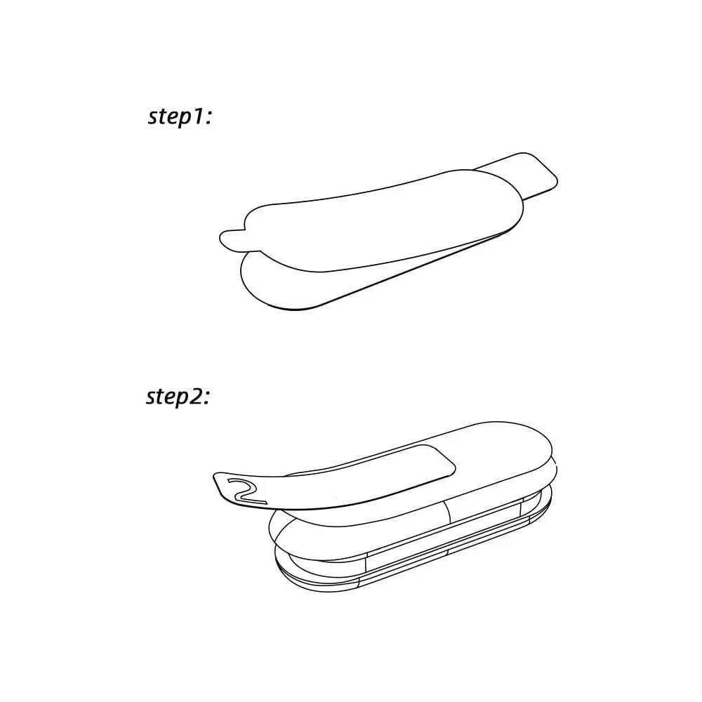 Folia hydrożelowa Bizon Glass Hydrogel Xiaomi Mi Band 6 / 5 [2 PACK]