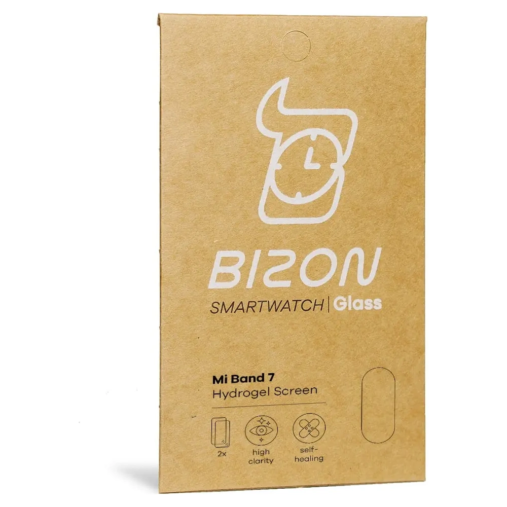 Folia hydrożelowa na ekran Bizon Glass Hydrogel Xiaomi Mi Band 7 [2 PACK]
