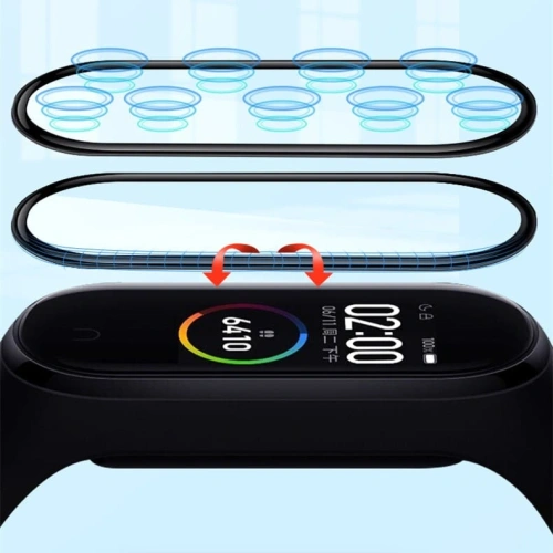 Kup Szkło hybrydowe Bizon Glass Edge do Xiaomi Mi Smart Band 7 czarne - BIZ2051 - {ean13} - Sklep Home Screen