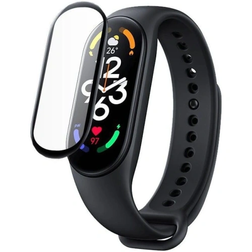 Kup Szkło hybrydowe Bizon Glass Edge do Xiaomi Mi Smart Band 7 czarne - BIZ2051 - {ean13} - Sklep Home Screen