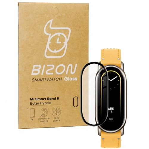 Kup Bizon Glas Uhr Edge Hybrid Mi Smart Band 8 schwarz - BIZ2052 - {ean13} - Sklep Home Screen