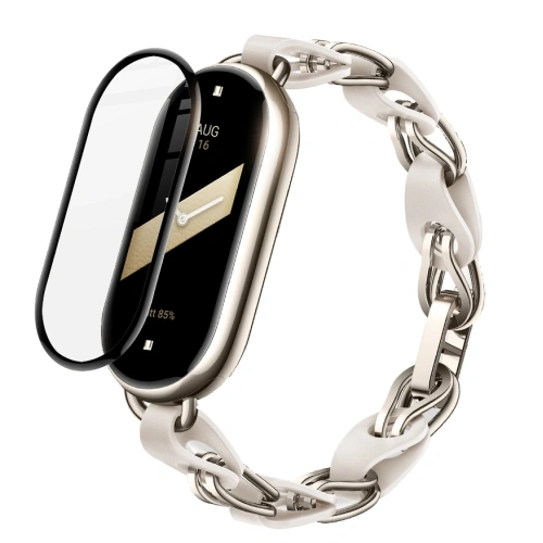 Kup Bizon Glas Uhr Edge Hybrid Mi Smart Band 8 schwarz - BIZ2052 - {ean13} - Sklep Home Screen
