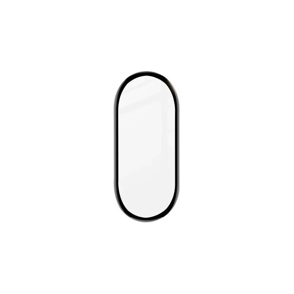 Szkło hybrydowe Bizon Glass Watch Edge Hybrid do Mi Smart Band 8 czarne