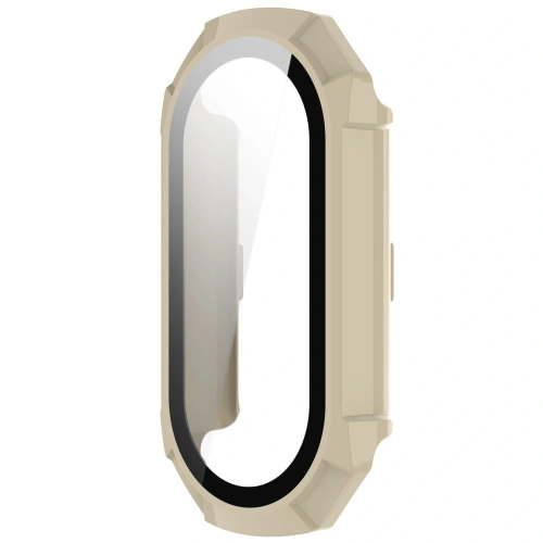 Kup Etui Bizon Case+Glass Set do Xiaomi Mi Smart Band 8 beżowe - BIZ2053 - {ean13} - Sklep Home Screen