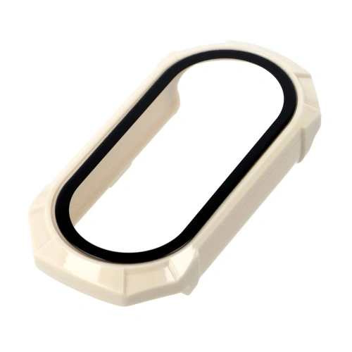 Kup Etui Bizon Case+Glass Set do Xiaomi Mi Smart Band 8 beżowe - BIZ2053 - {ean13} - Sklep Home Screen